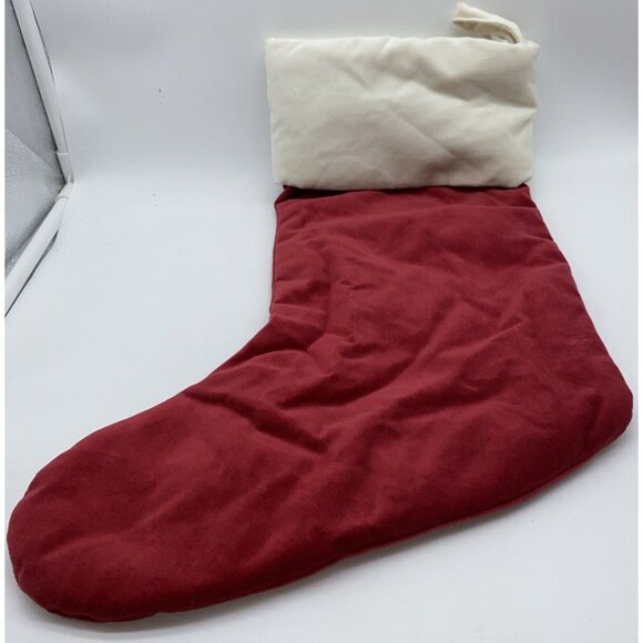 Pottery Barn Tryg Velvet Christmas Holiday Stocking Monogrammed Xmas 19 inch - Picture 7 of 9